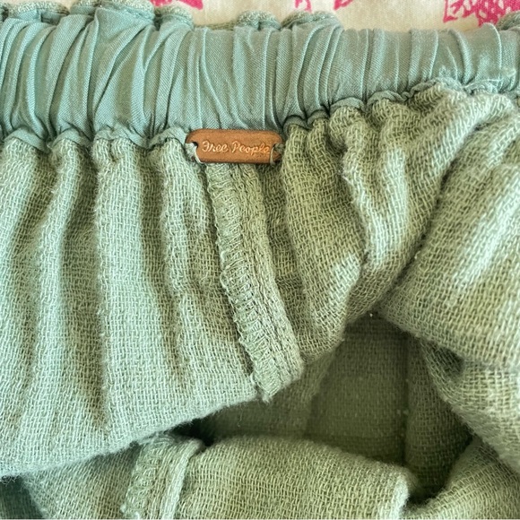 Free People Essential Doublecloth Harem Pants in Sage Green Size Small - Picture 5 of 8